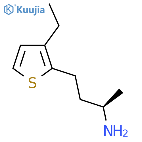 (2R)-4-(3-ethylthiophen-2-yl)butan-2-amine structure