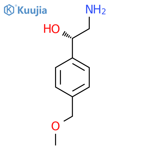 (1S)-2-amino-1-4-(methoxymethyl)phenylethan-1-ol structure