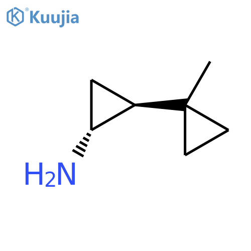 rac-(1R,2S)-2-(1-methylcyclopropyl)cyclopropan-1-amine structure