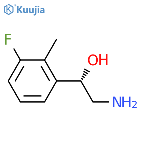 (1S)-2-amino-1-(3-fluoro-2-methylphenyl)ethan-1-ol structure