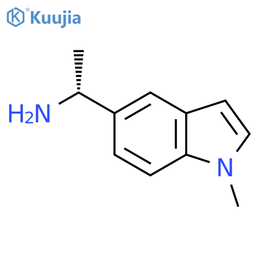(1R)-1-(1-methyl-1H-indol-5-yl)ethan-1-amine structure