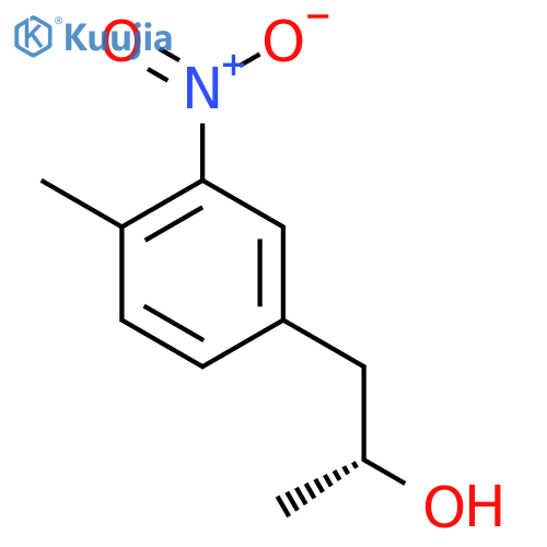 (2R)-1-(4-methyl-3-nitrophenyl)propan-2-ol structure