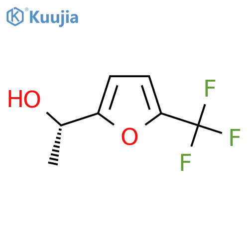 (1S)-1-5-(trifluoromethyl)furan-2-ylethan-1-ol structure