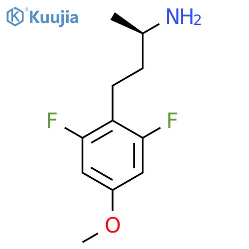 (2R)-4-(2,6-difluoro-4-methoxyphenyl)butan-2-amine structure