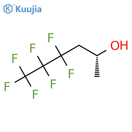 (2R)-4,4,5,5,6,6,6-heptafluorohexan-2-ol structure