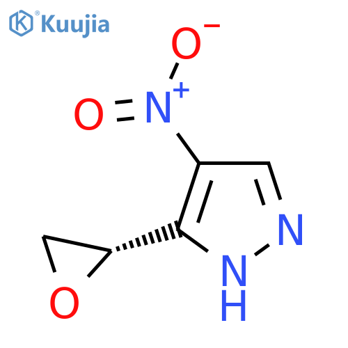 4-nitro-3-(2S)-oxiran-2-yl-1H-pyrazole structure