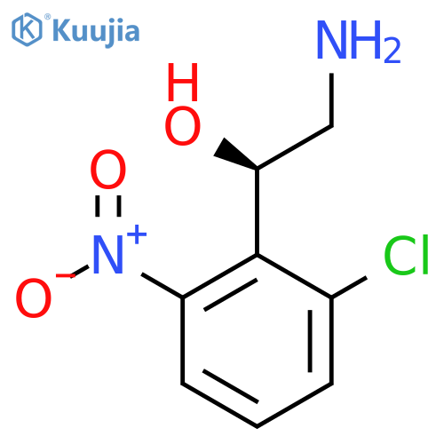 (1R)-2-amino-1-(2-chloro-6-nitrophenyl)ethan-1-ol structure