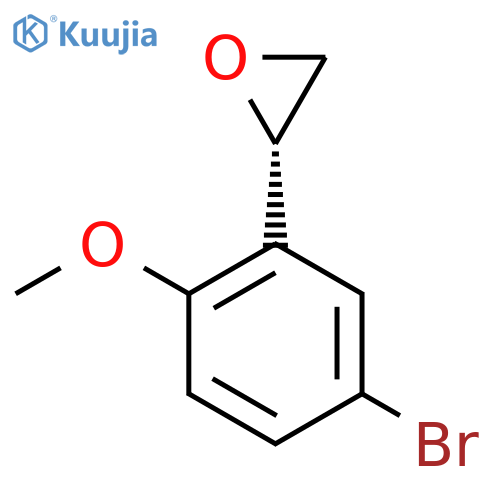 (2S)-2-(5-bromo-2-methoxyphenyl)oxirane structure