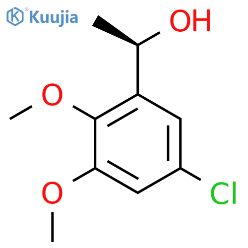(1R)-1-(5-chloro-2,3-dimethoxyphenyl)ethan-1-ol structure