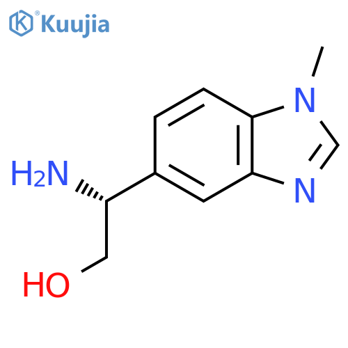 (2R)-2-amino-2-(1-methyl-1H-1,3-benzodiazol-5-yl)ethan-1-ol structure