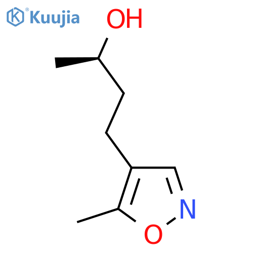 (2R)-4-(5-methyl-1,2-oxazol-4-yl)butan-2-ol structure