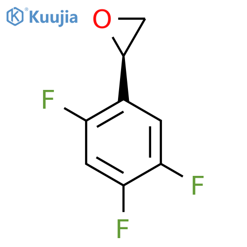 (2R)-2-(2,4,5-trifluorophenyl)oxirane structure