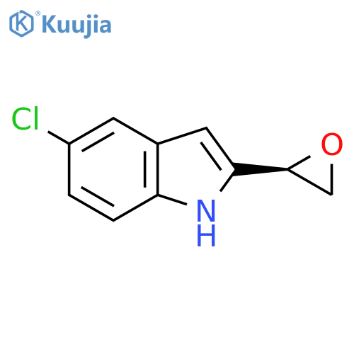5-chloro-2-(2R)-oxiran-2-yl-1H-indole structure