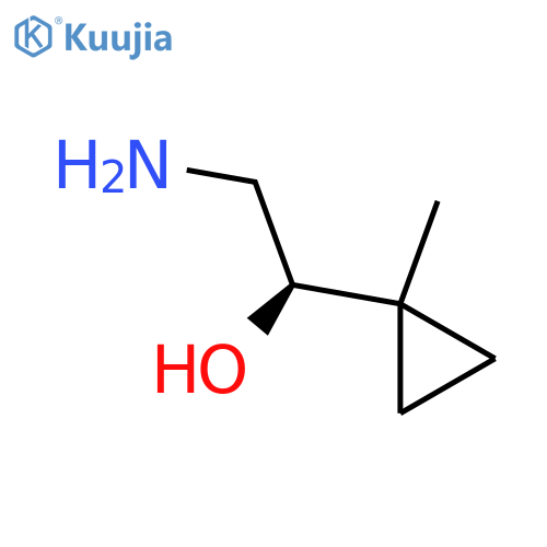 (1R)-2-amino-1-(1-methylcyclopropyl)ethan-1-ol structure
