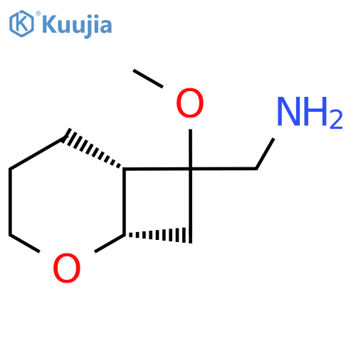 rac-(1R,6R)-7-methoxy-2-oxabicyclo4.2.0octan-7-ylmethanamine structure