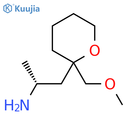 (2R)-1-2-(methoxymethyl)oxan-2-ylpropan-2-amine structure
