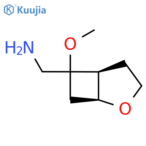 rac-(1R,5R)-6-methoxy-2-oxabicyclo3.2.0heptan-6-ylmethanamine structure
