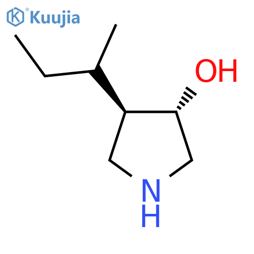 rac-(3R,4S)-4-(butan-2-yl)pyrrolidin-3-ol structure