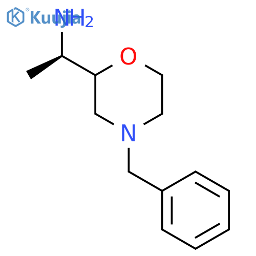 (1R)-1-(4-benzylmorpholin-2-yl)ethan-1-amine structure