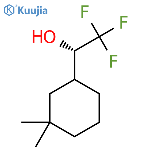 (1S)-1-(3,3-dimethylcyclohexyl)-2,2,2-trifluoroethan-1-ol structure