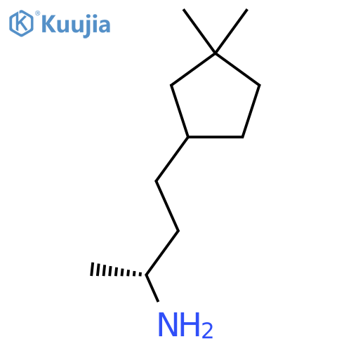 (2R)-4-(3,3-dimethylcyclopentyl)butan-2-amine structure