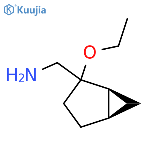 rac-(1R,5S)-2-ethoxybicyclo3.1.0hexan-2-ylmethanamine structure