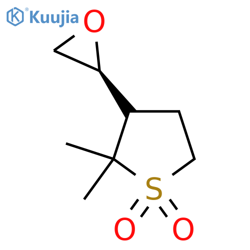 2,2-dimethyl-3-(2S)-oxiran-2-yl-1lambda6-thiolane-1,1-dione structure