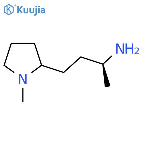 (2S)-4-(1-methylpyrrolidin-2-yl)butan-2-amine structure