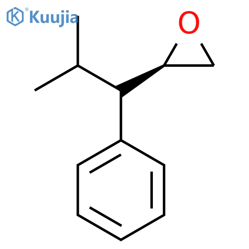 (2R)-2-(2-methyl-1-phenylpropyl)oxirane structure