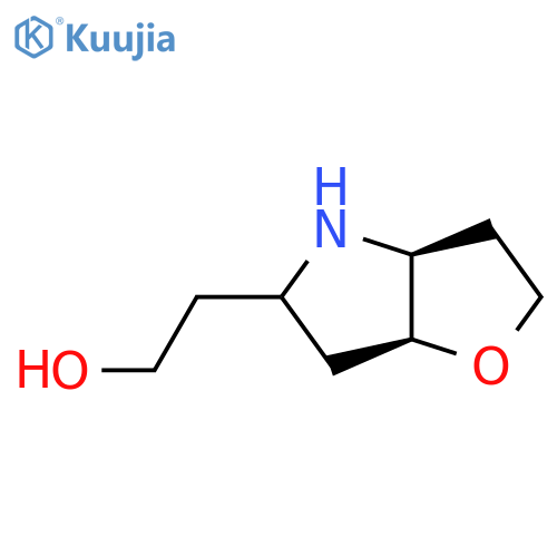 2-{hexahydro-2H-furo3,2-bpyrrol-5-yl}ethan-1-ol structure