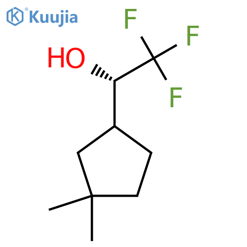 (1S)-1-(3,3-dimethylcyclopentyl)-2,2,2-trifluoroethan-1-ol structure