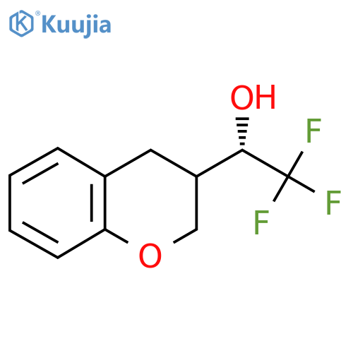 (1S)-1-(3,4-dihydro-2H-1-benzopyran-3-yl)-2,2,2-trifluoroethan-1-ol structure