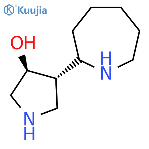 rac-(3R,4R)-4-(azepan-2-yl)pyrrolidin-3-ol structure