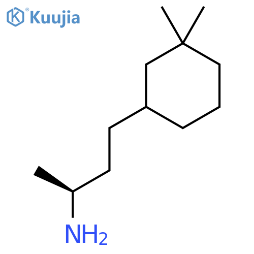(2S)-4-(3,3-dimethylcyclohexyl)butan-2-amine structure