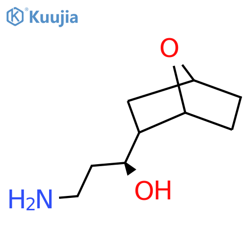 (1S)-3-amino-1-{7-oxabicyclo2.2.1heptan-2-yl}propan-1-ol structure