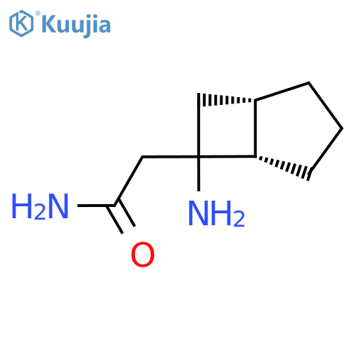 rac-2-(1R,5R)-6-aminobicyclo3.2.0heptan-6-ylacetamide structure