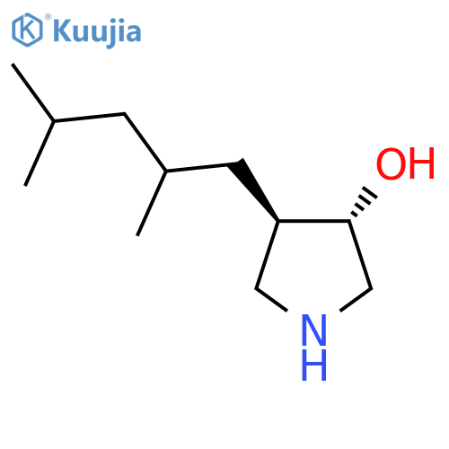 rac-(3R,4S)-4-(2,4-dimethylpentyl)pyrrolidin-3-ol structure