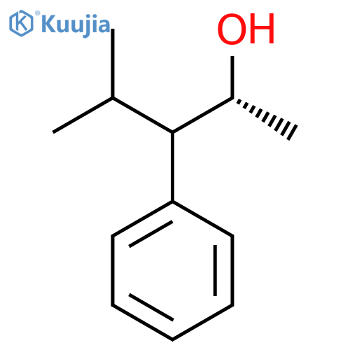 (2R)-4-methyl-3-phenylpentan-2-ol structure
