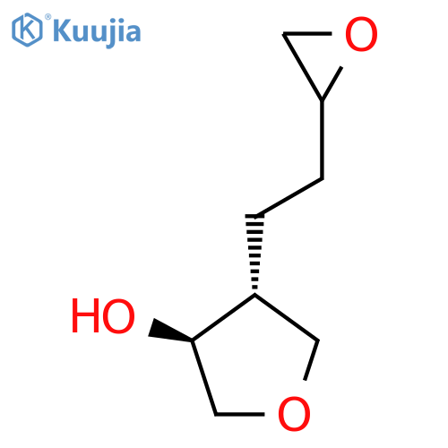 rac-(3R,4S)-4-2-(oxiran-2-yl)ethyloxolan-3-ol structure