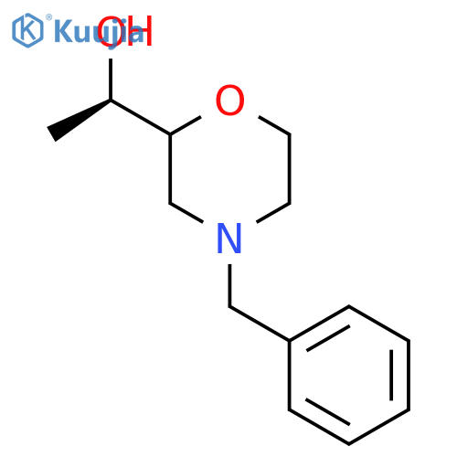 (1R)-1-(4-benzylmorpholin-2-yl)ethan-1-ol structure