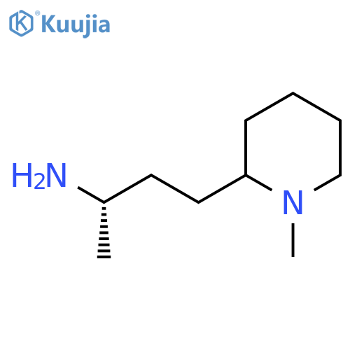 (2S)-4-(1-methylpiperidin-2-yl)butan-2-amine structure