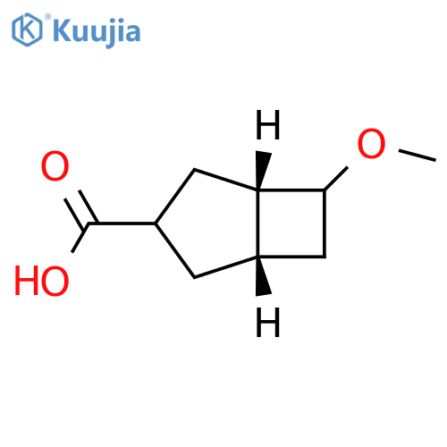 rac-(1R,5R)-6-methoxybicyclo3.2.0heptane-3-carboxylic acid structure