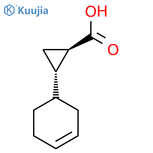 rac-(1R,2S)-2-(cyclohex-3-en-1-yl)cyclopropane-1-carboxylic acid structure