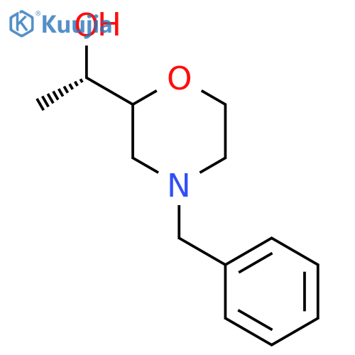 (1S)-1-(4-benzylmorpholin-2-yl)ethan-1-ol structure