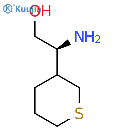 (2S)-2-amino-2-(thian-3-yl)ethan-1-ol structure
