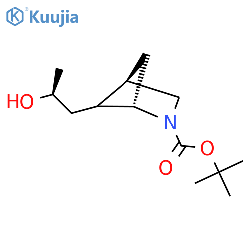 tert-butyl (1S,4R)-5-[(2S)-2-hydroxypropyl]-2-azabicyclo[2.1.1]hexane-2-carboxylate structure