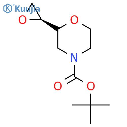 tert-butyl 2-(2S)-oxiran-2-ylmorpholine-4-carboxylate structure