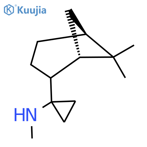 1-(1S,5S)-6,6-dimethylbicyclo3.1.1heptan-2-yl-N-methylcyclopropan-1-amine structure