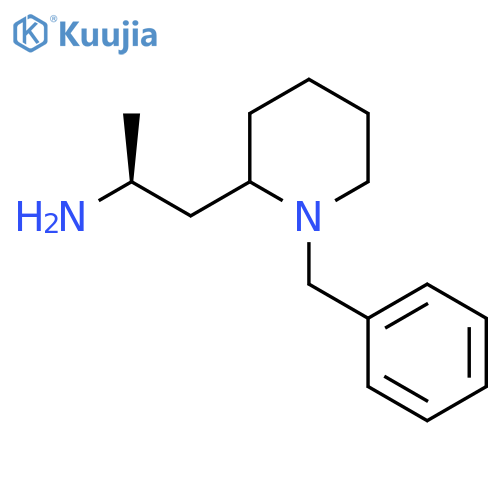 (2S)-1-(1-benzylpiperidin-2-yl)propan-2-amine structure