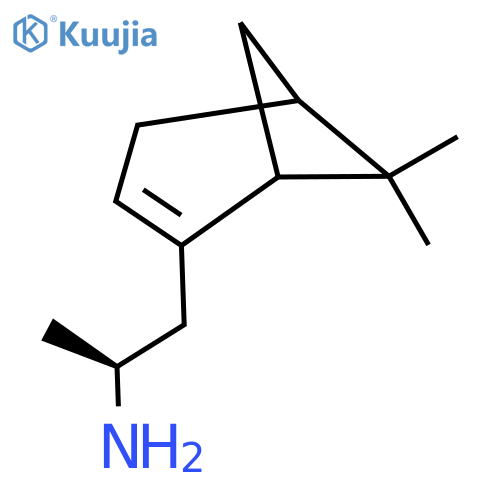 (2S)-1-{6,6-dimethylbicyclo3.1.1hept-2-en-2-yl}propan-2-amine structure